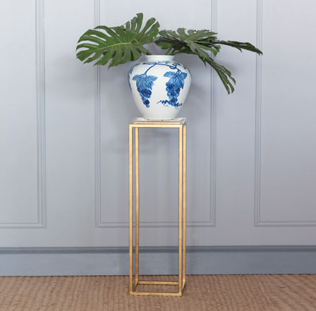 Drake Gold Lucite Pedestal - Thumbnail 2