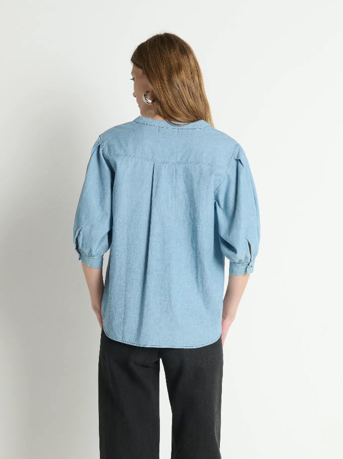 Nation LTD Emmett Top, Chambray - 13 Hub Lane   |  