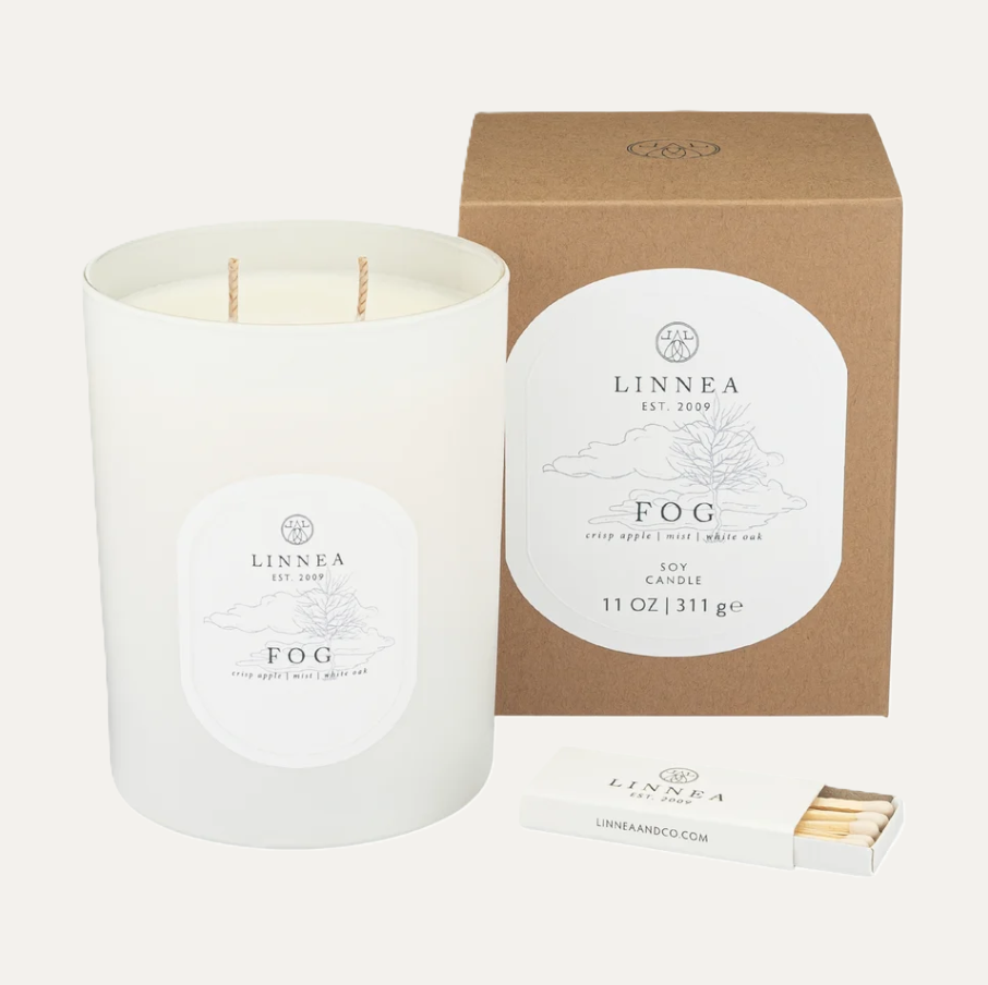 Linnea Fog Two-Wick Candle - Large