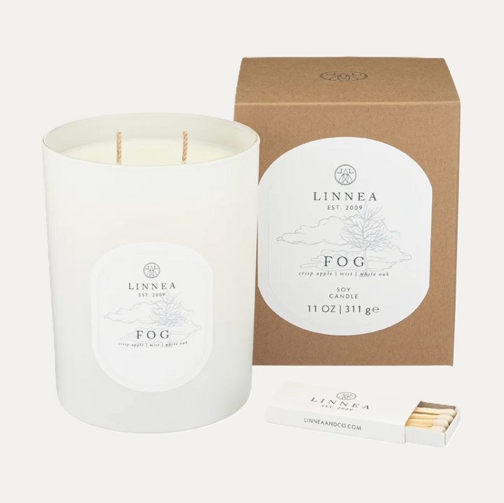 Linnea Fog Two-Wick Candle - Large