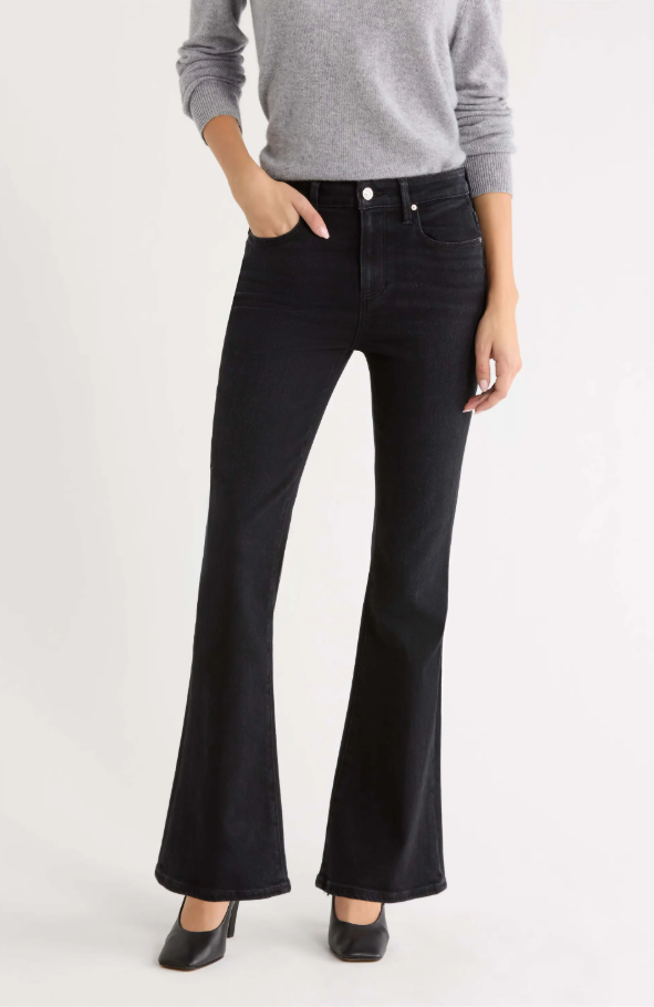 Paige High Rise Laurel Canyon 32" Bootcut Jean, Yacht Club