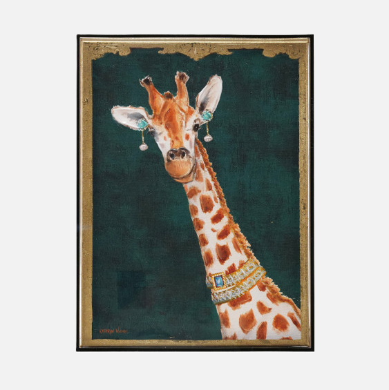 Hand-Painted Framed in Smoke Acrylic Box - 13 Hub Lane   |  Hand-Painted Art