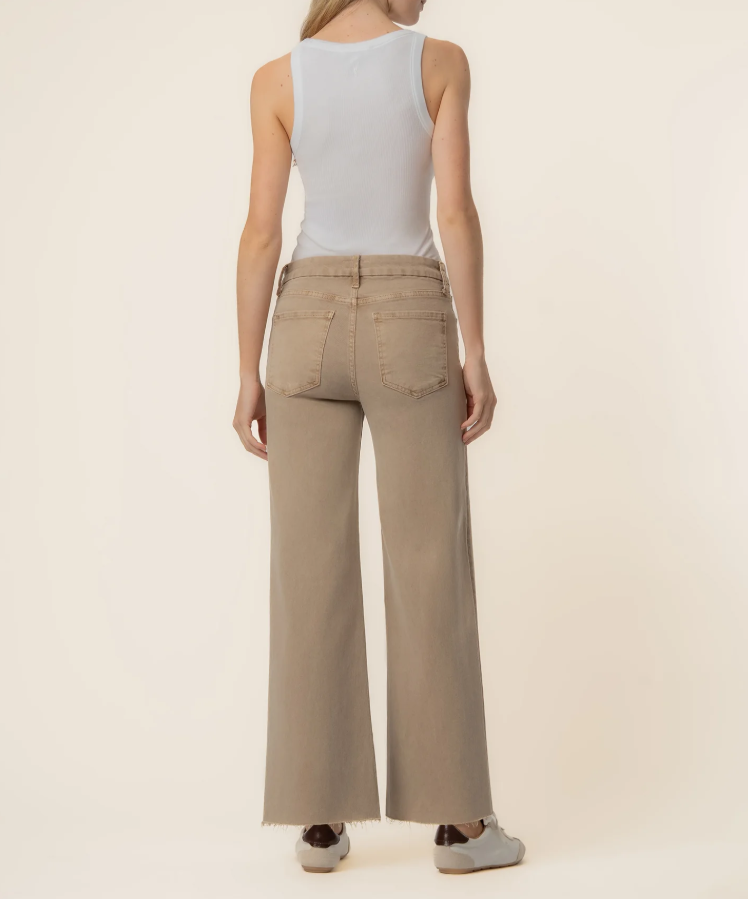 Kut From the Kloth Meg High Rise Wide Leg, Chai