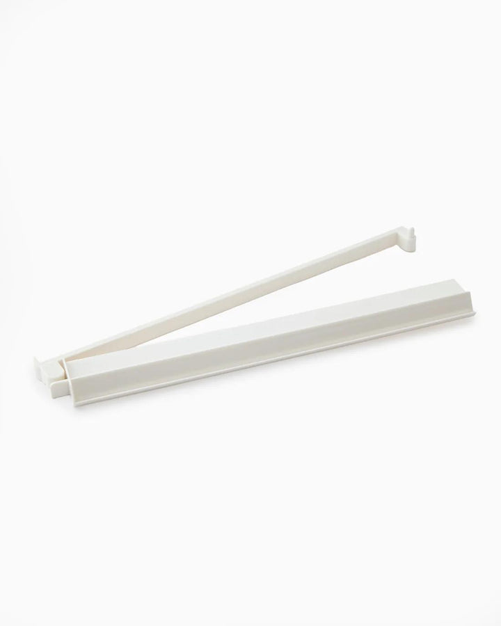 Acrylic Rack & Pusher Set, White
