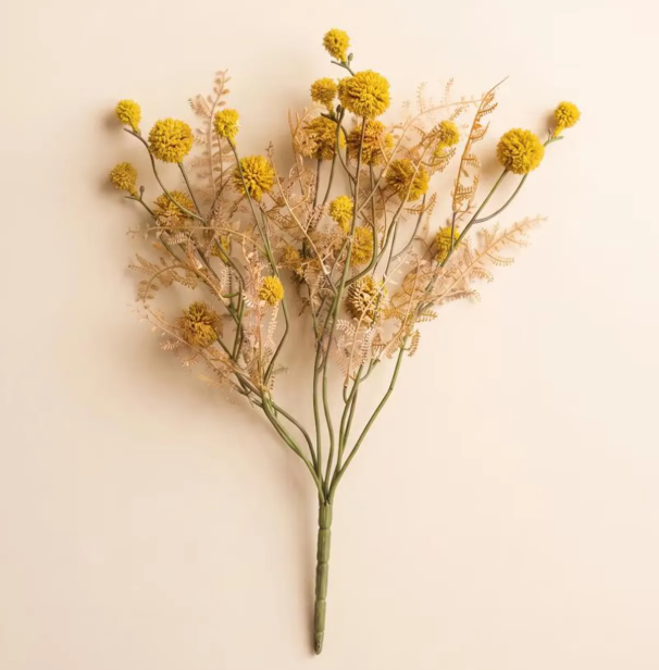 Artificial Yellow Melaleuca Spray