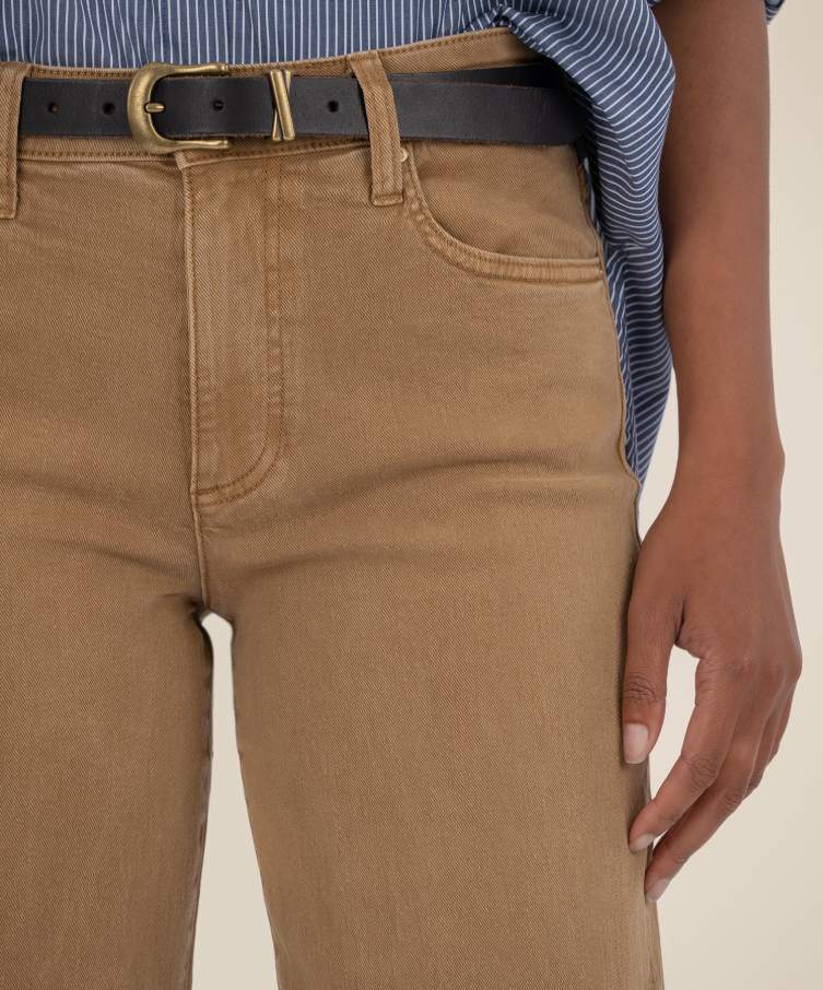 Kut From the Kloth Charlotte High Rise Wide Leg, Caramel - 13 Hub Lane   |  Wide Leg Pants