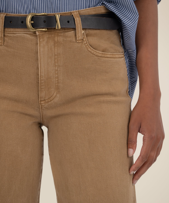 Kut From the Kloth Charlotte High Rise Wide Leg, Caramel - 13 Hub Lane   |  Wide Leg Pants