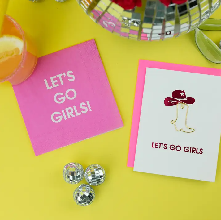 Let's Go Girls - Cocktail Napkins - 13 Hub Lane   |  Cocktail Napkins