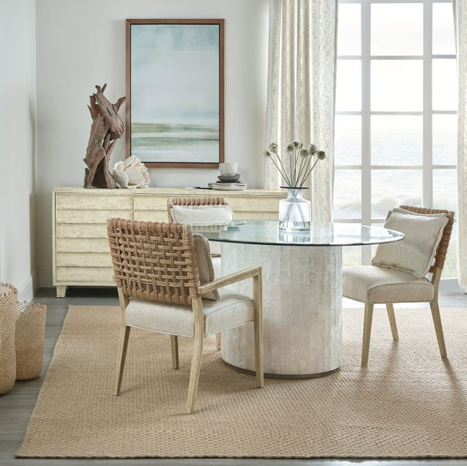 Surfrider Woven Back Dining Chair