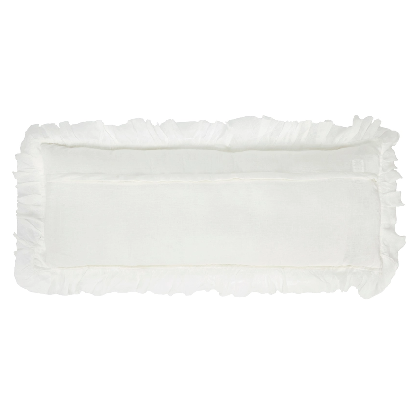 Shabby Chic Sheer Ruffle Pillow