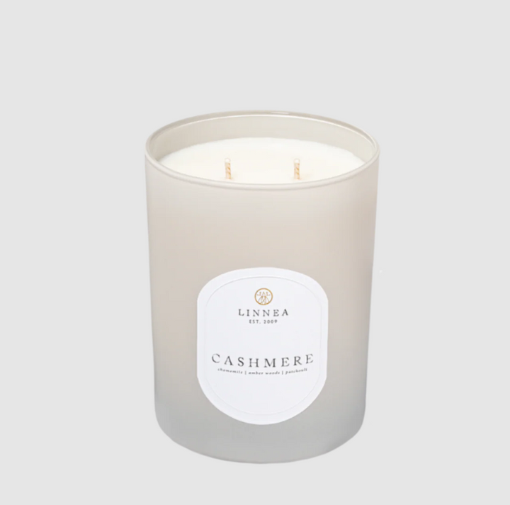 Linnea Cashmere Two-Wick Candle - Large