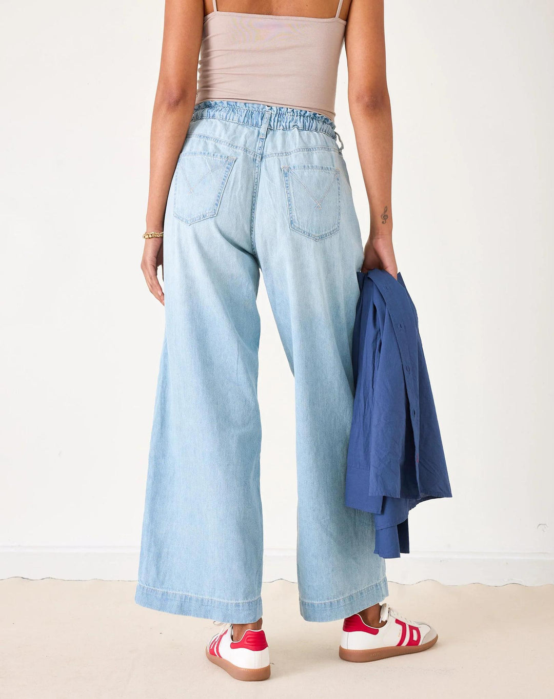 Londonberry Drawstring Jeans, Salty