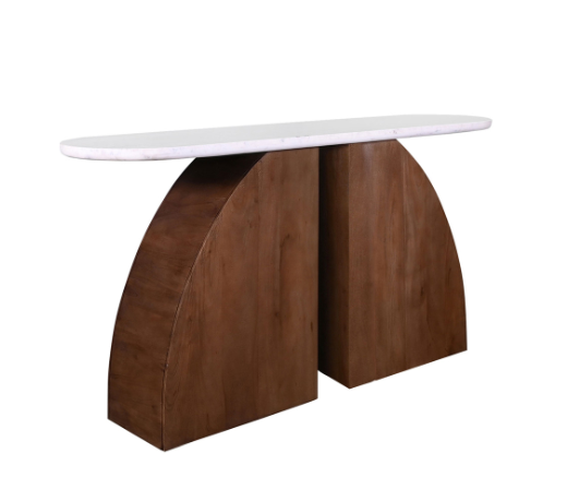 Abstract Wood & Marble Console - 13 Hub Lane   |  