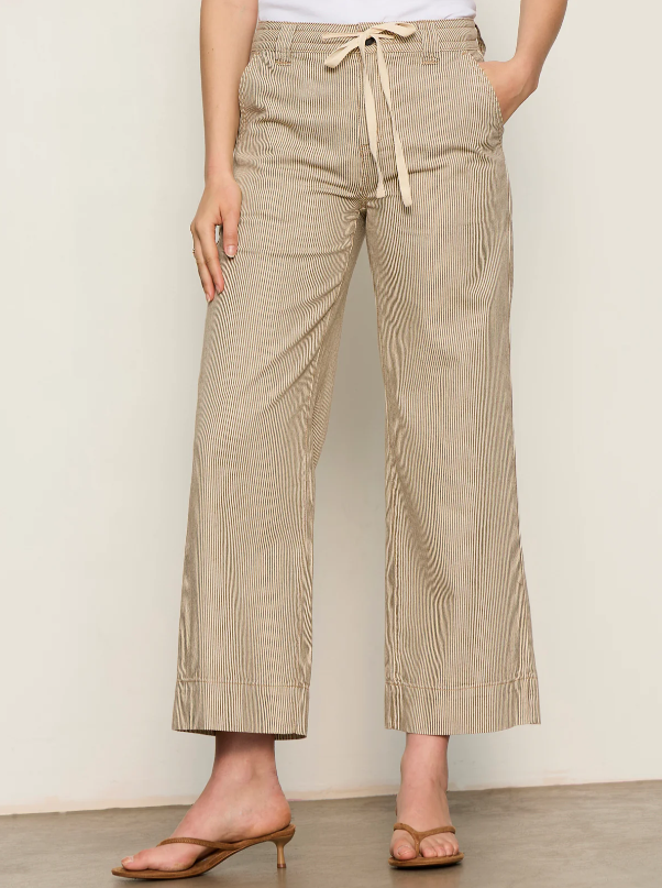 Lily Croppped Pants, Lido Stripe