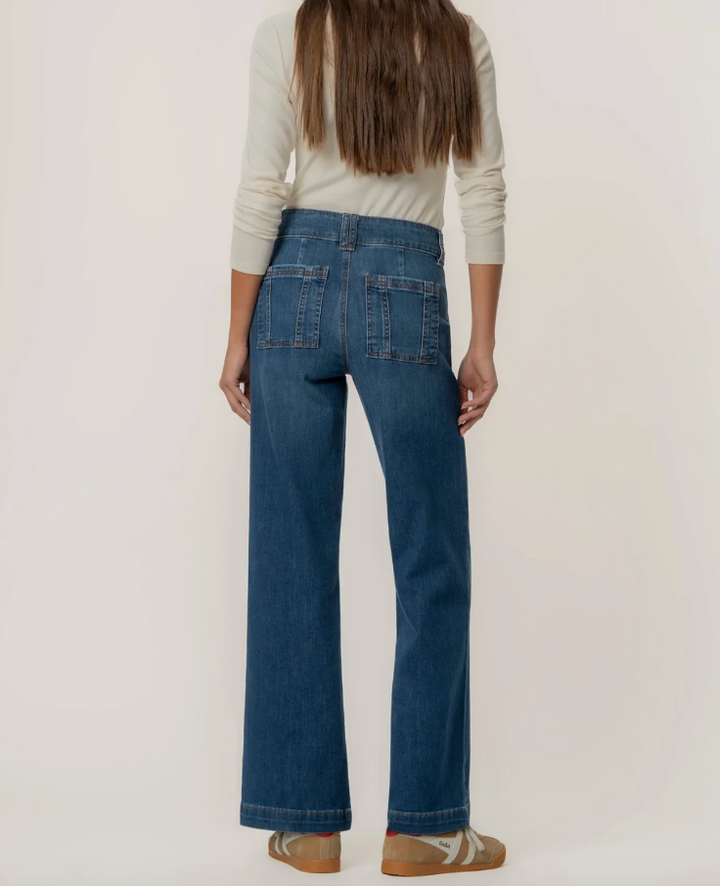 Kut From the Kloth Jodi High Rise Wide Leg, Humanitarian - 13 Hub Lane   |  Wide Leg Jeans