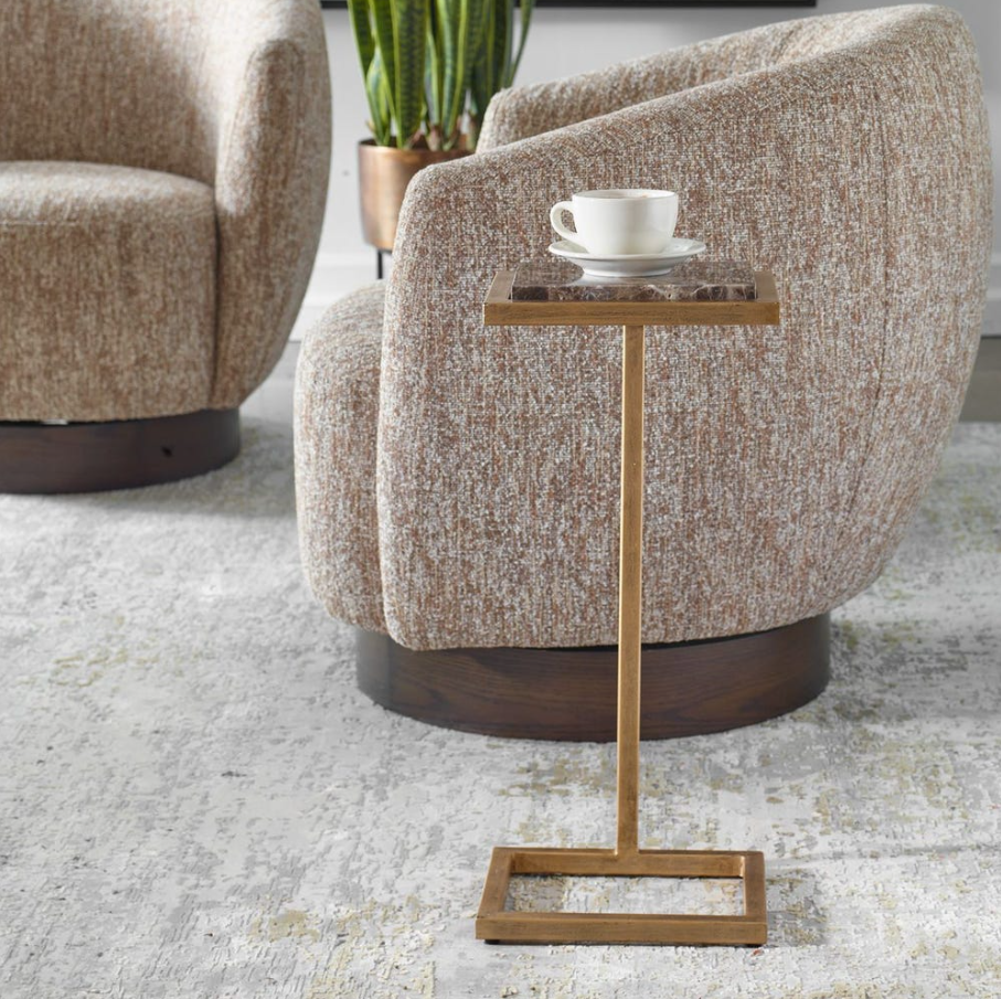 Emperador Accent Table - 13 Hub Lane   |  