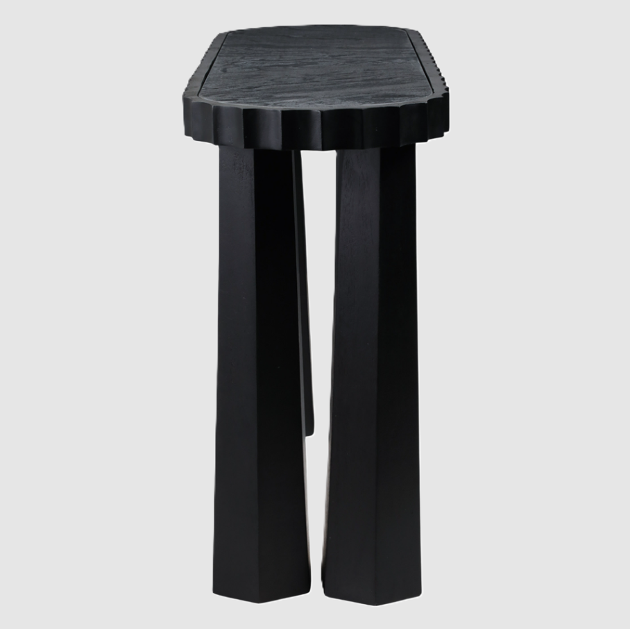 54" Luzia Metallic Marble Console Table - 13 Hub Lane   |  Console Tables