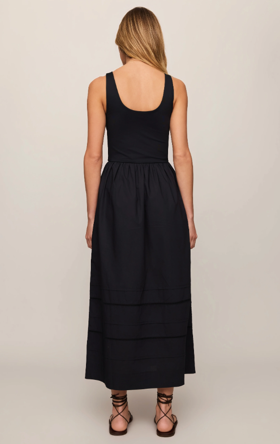Johanna Sleeveless Midi, Black