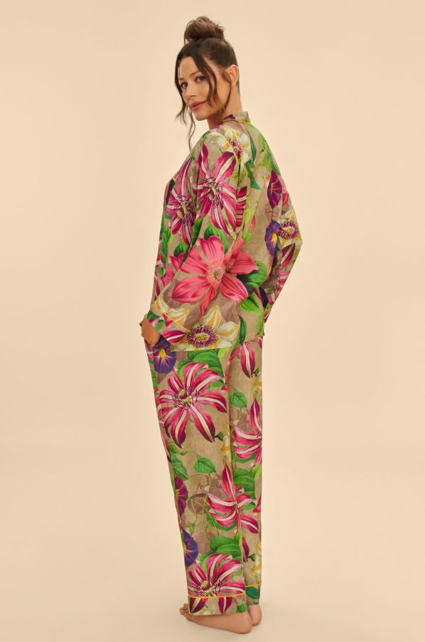 Super Soft Oversized Botanicals Pyjamas