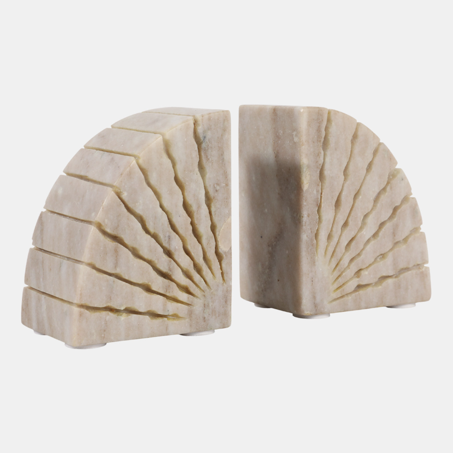 Semi Circle Onyx Marble Bookend - 13 Hub Lane   |  