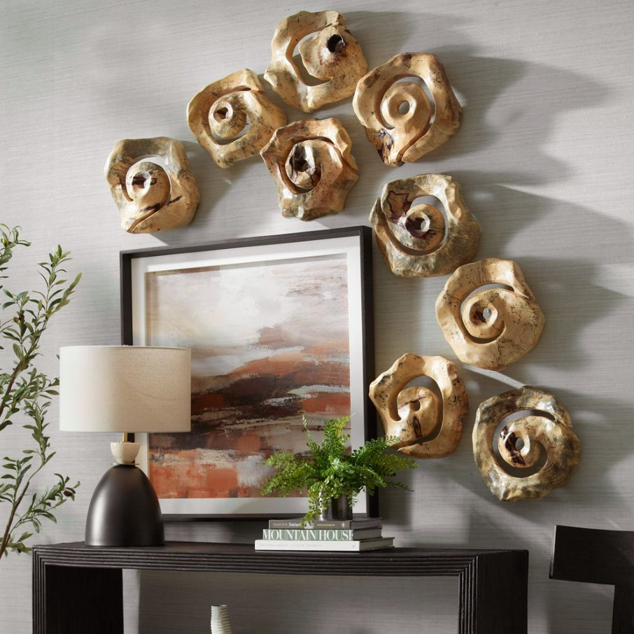 Corkscrew Wood Wall Decor - 13 Hub Lane   |  Wooden Wall Decor
