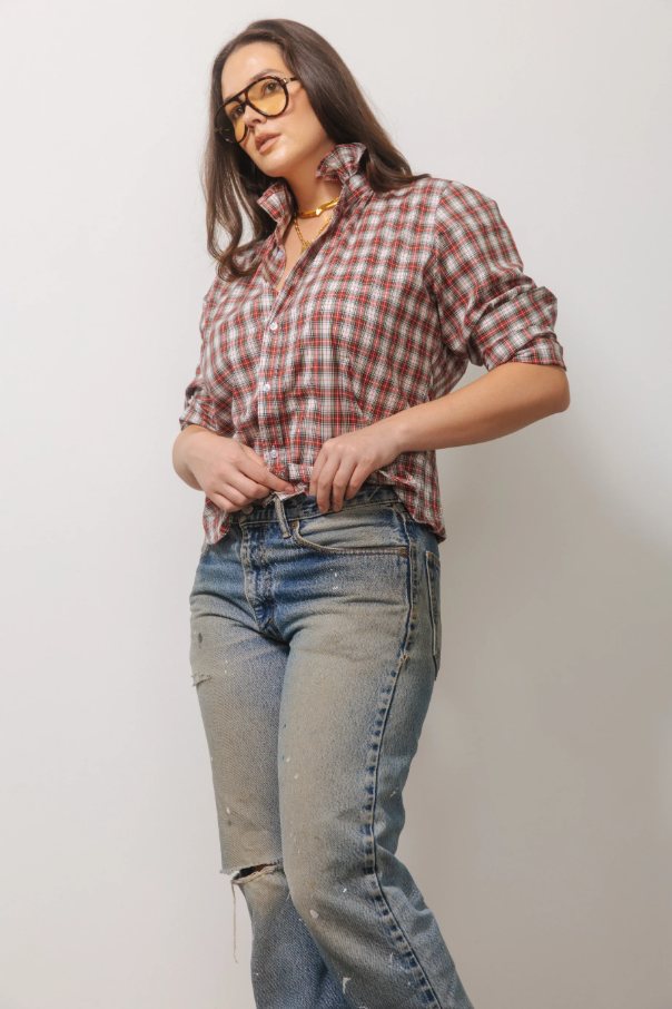 KMJ Quarantina Holiday Plaid Shirt