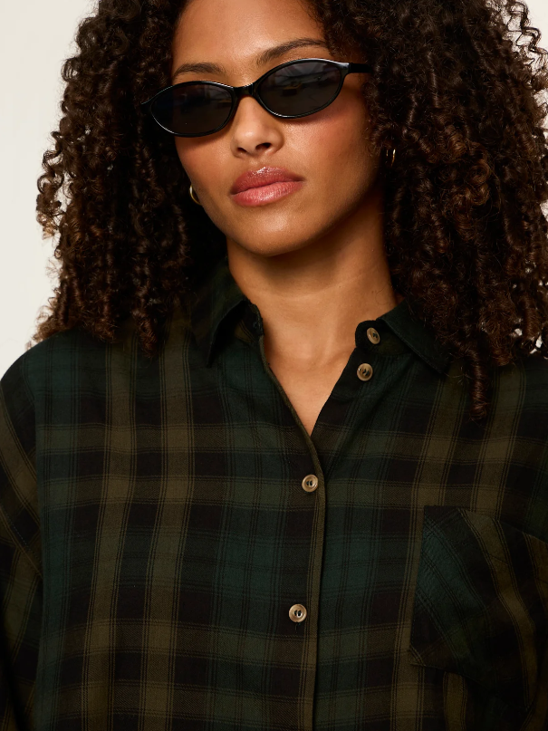 The Autumn Edit Flannel, Forest Plaid