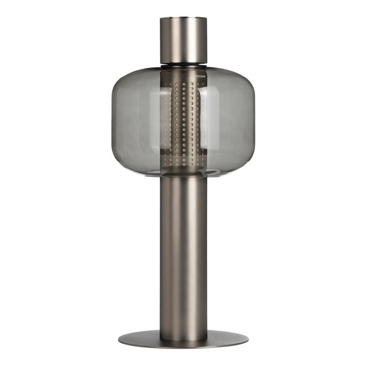 Elon Column Table Lamp, Modern Bronze - 13 Hub Lane   |  Metal Table Lamps