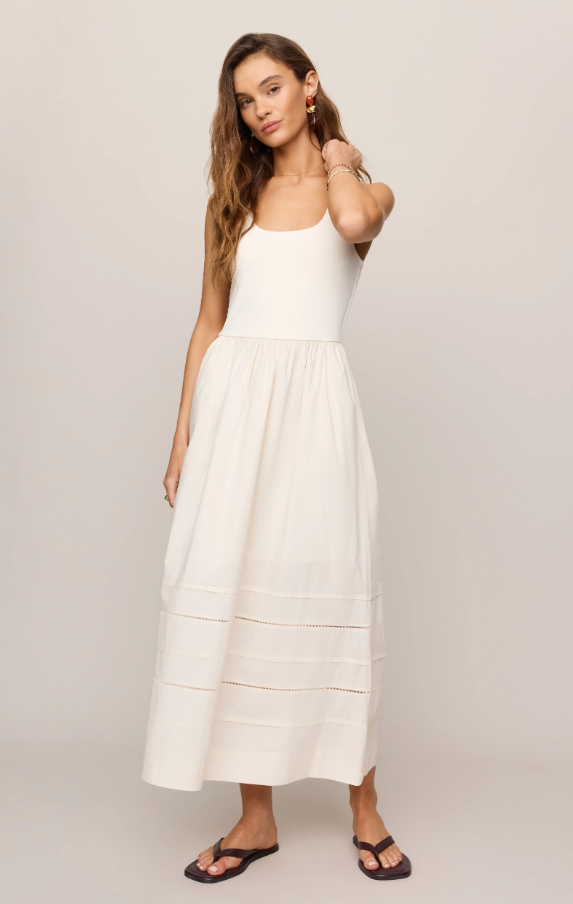 Johanna Sleeveless Midi, Cloud