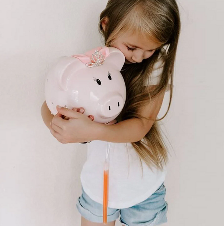 Princess Large Piggy Bank, Pink