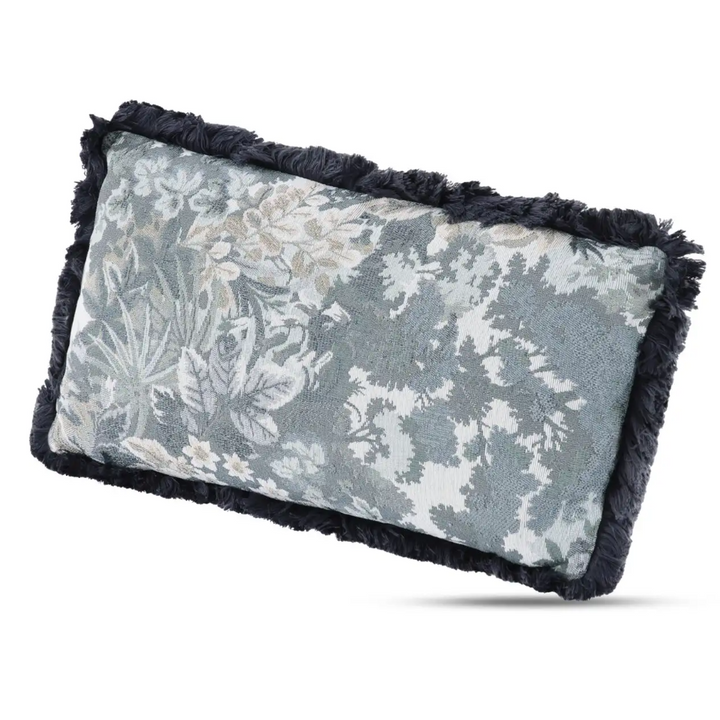 Yasmin Tapestry Lumbar Cushion, Blue