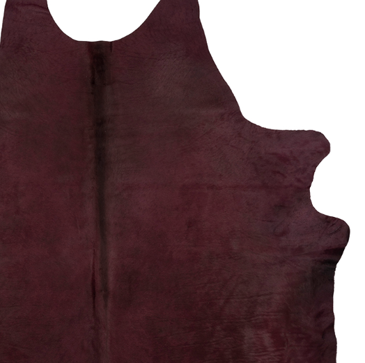 Raspberry Dyed Cowhide