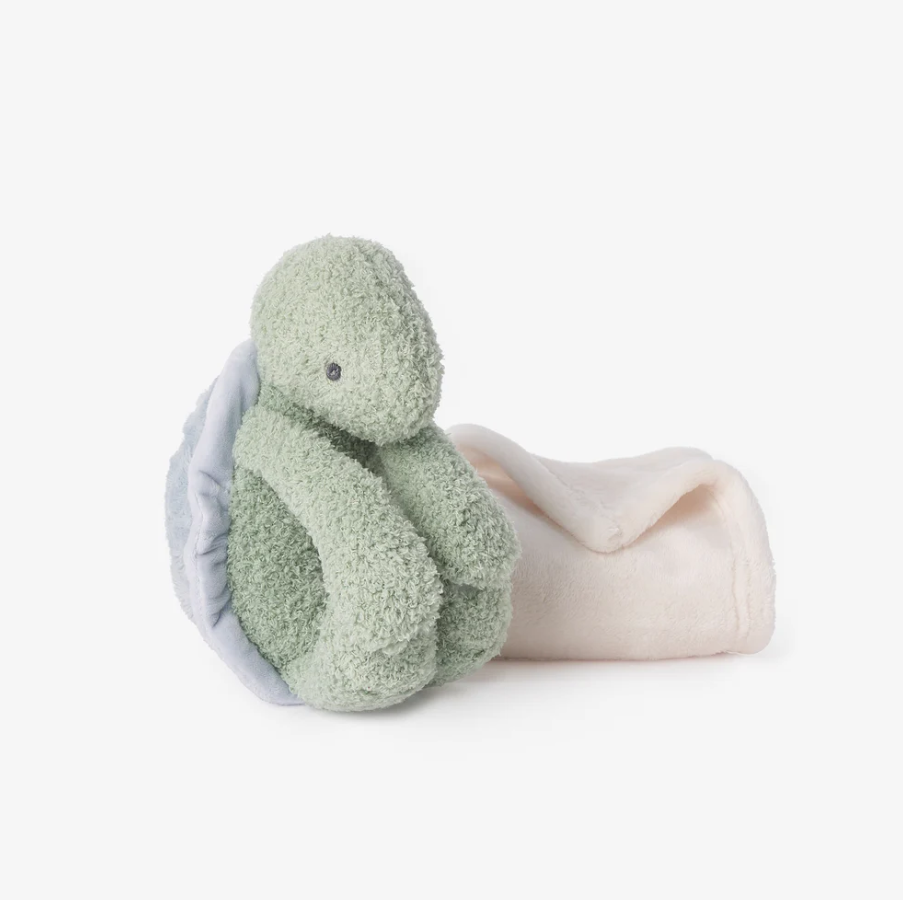 Turtle Mini Huggie & Blanket - 13 Hub Lane   |  