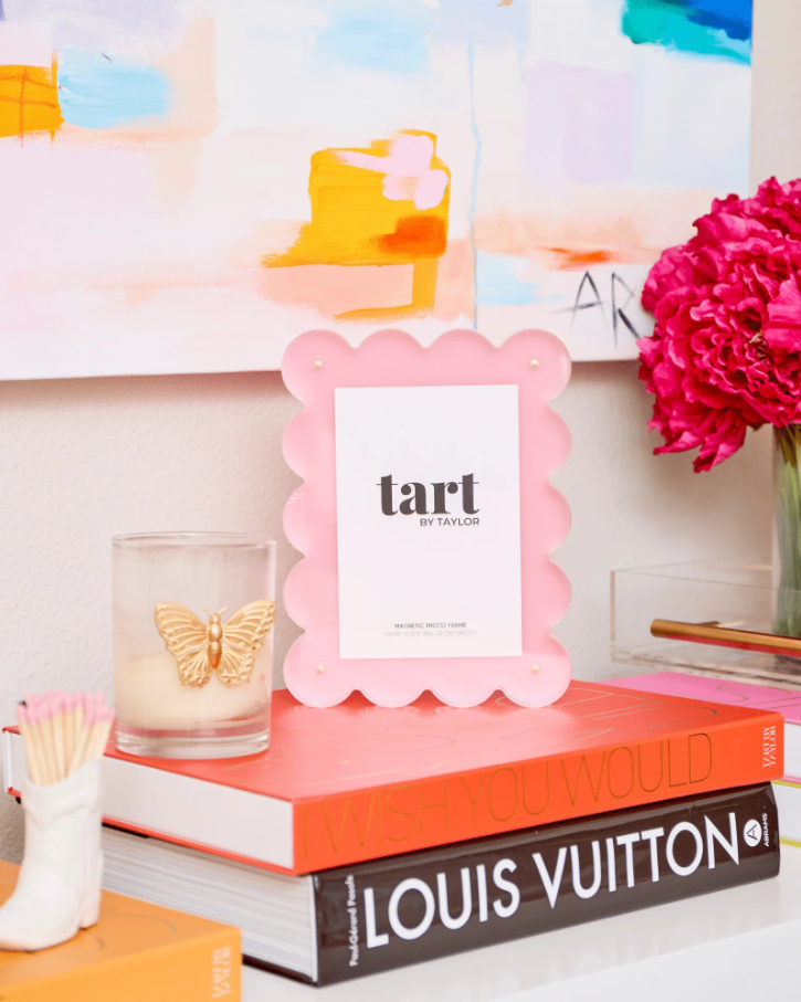 Acrylic Frame, Light Pink - 13 Hub Lane   |  Acrylic Frames