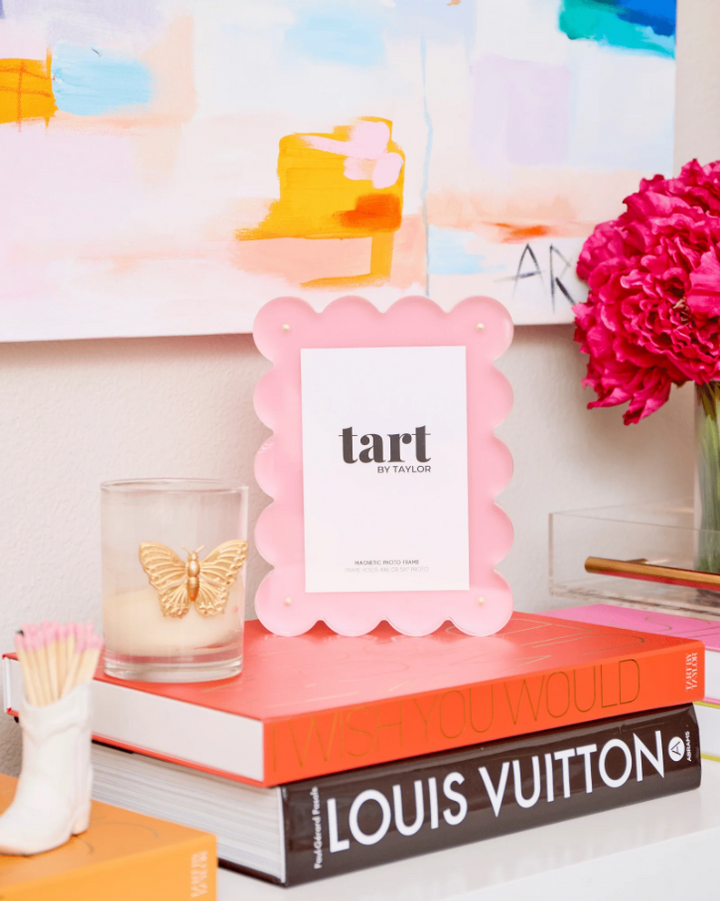 Acrylic Frame, Light Pink - 13 Hub Lane   |  Acrylic Frames