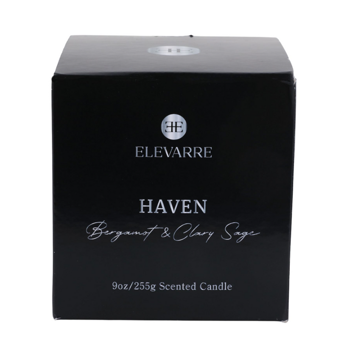 Haven Bergamot & Clary Sage Marble Candle