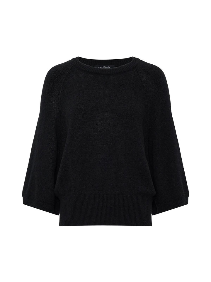 About Us Relaxed Pullover, Black