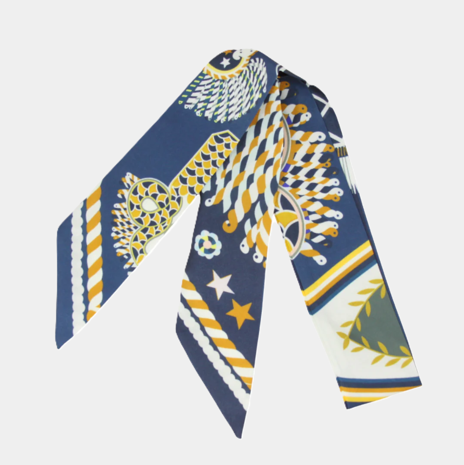 Rainbow Parade Skinny Silk Scarf - 13 Hub Lane   |  