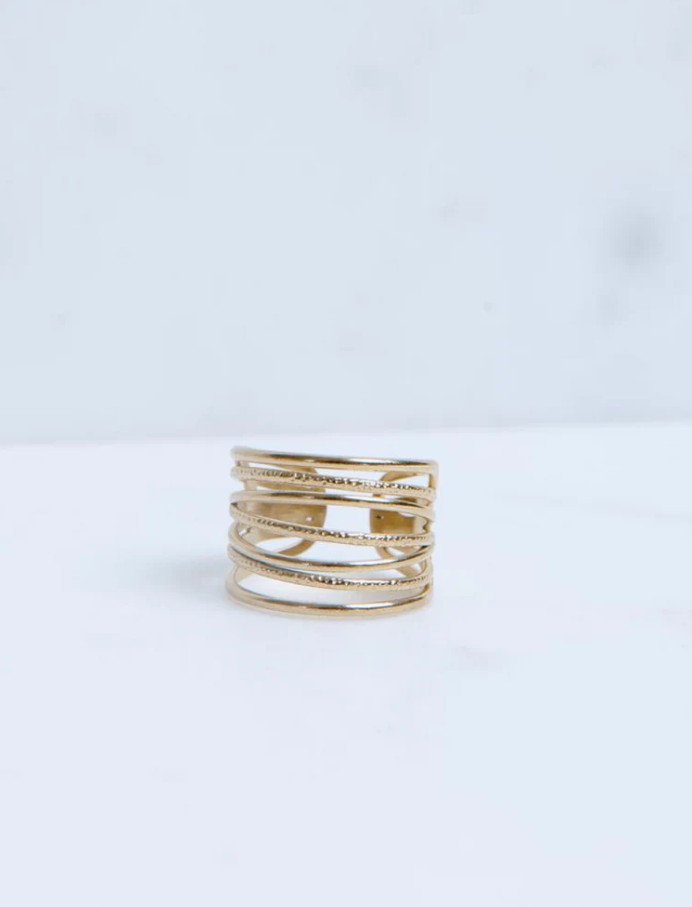 Layers Of Love Ring - 13 Hub Lane   |  Cuff Rings