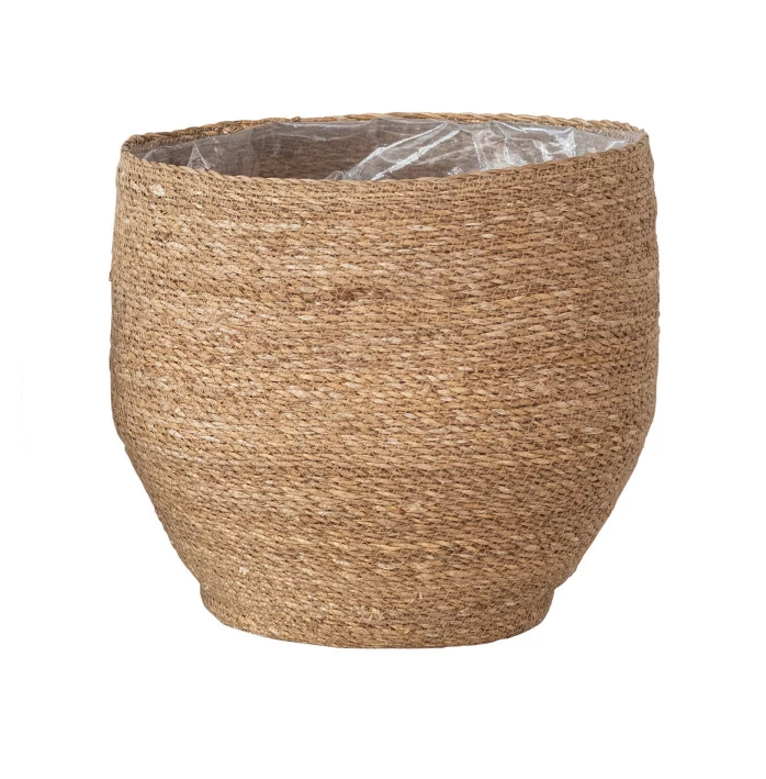 Woven Seagrass Belly Basket - Thumbnail 2