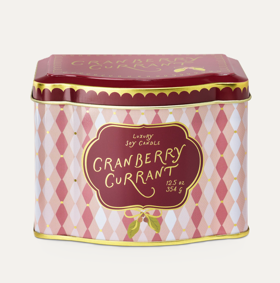 Cranberry Currant Printed Tin