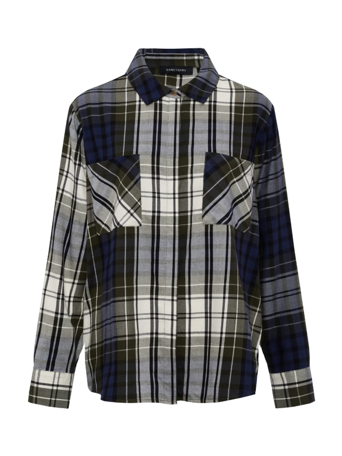 The City Plaid Shirt, True Green
