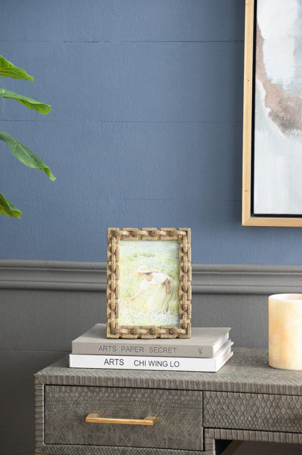 Textured Gold Frame - 13 Hub Lane   |  