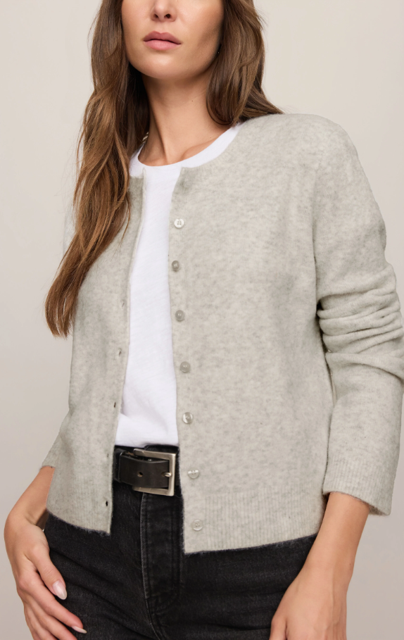 Medina Cozy Cardigan, Feather Grey