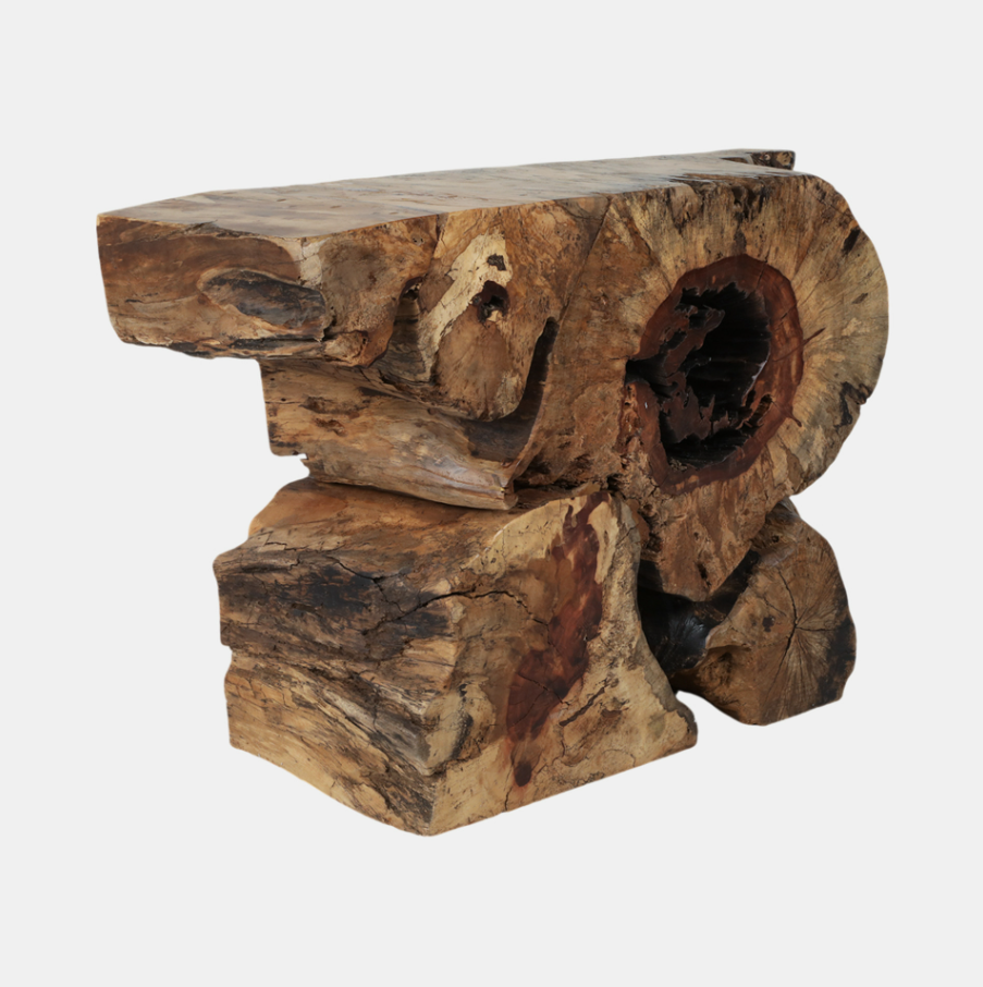 Exposed Root Console Table