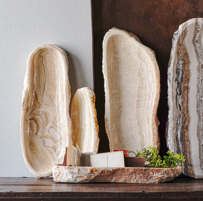 Onyx Long Tray, Neutral - 13 Hub Lane   |  Marble Trays