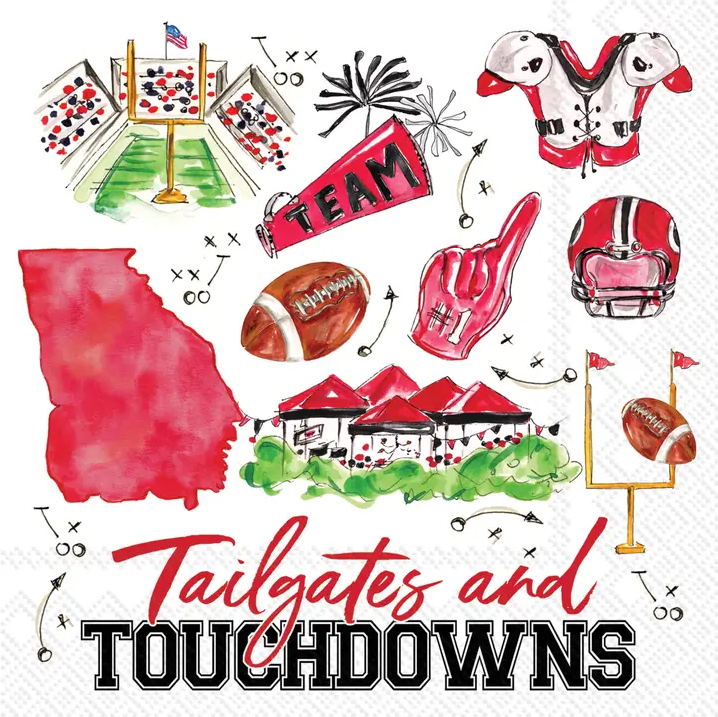 Athens, GA Pep Rally Cocktail Napkins