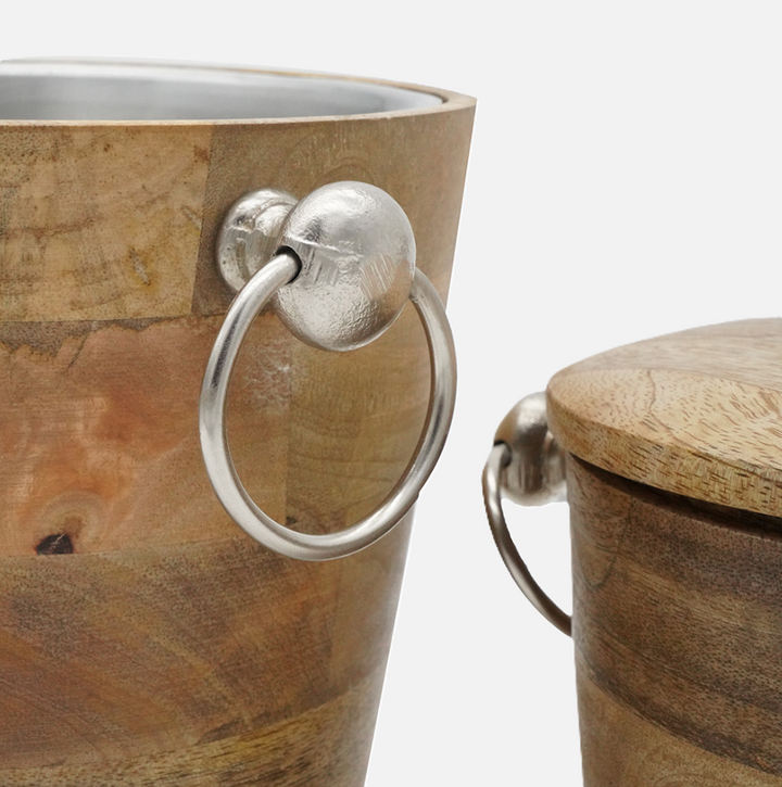 Wooden Ice Bucket - 13 Hub Lane   |  