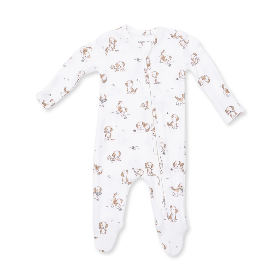 Explorer Puppy Blue - 2 Way Zipper Footie