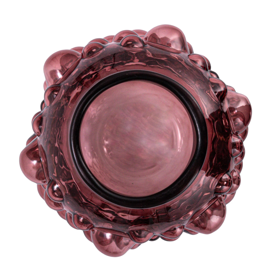 Glass Vase w/ Raised Dots - Thumbnail 2